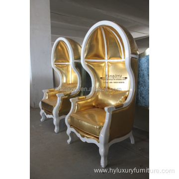 leather royal gold dining king throne chair